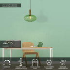 MALOTO - Hanglamp - Ø 30 cm - 1xE27 - Groen