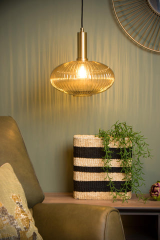 MALOTO - Hanglamp - Ø 30 cm - 1xE27 - Amber