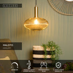 MALOTO - Hanglamp - Ø 30 cm - 1xE27 - Amber