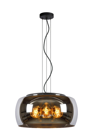 OLIVIA - Suspension - Ø 50 cm - 3xE27 - Fumé