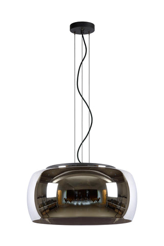 OLIVIA - Suspension - Ø 50 cm - 3xE27 - Fumé