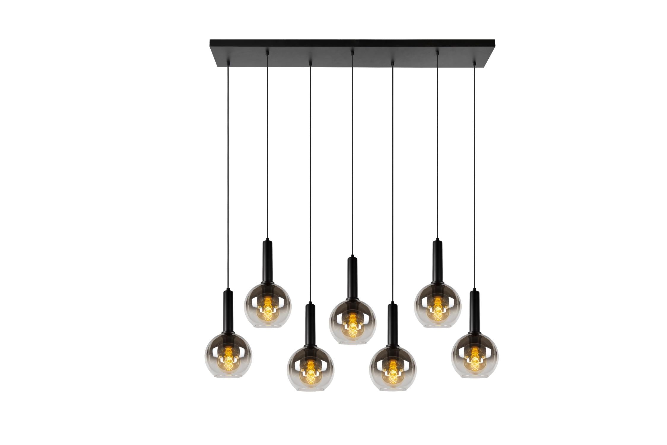 MARIUS - Suspension - 7xE27 - Noir