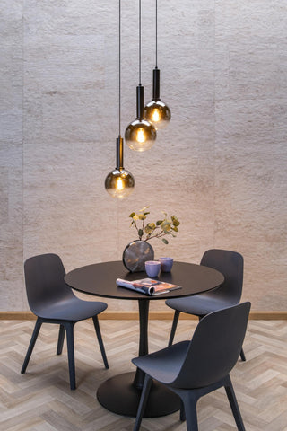 MARIUS - Pendant light - Ø 48.5 cm - 3xE27 - Black