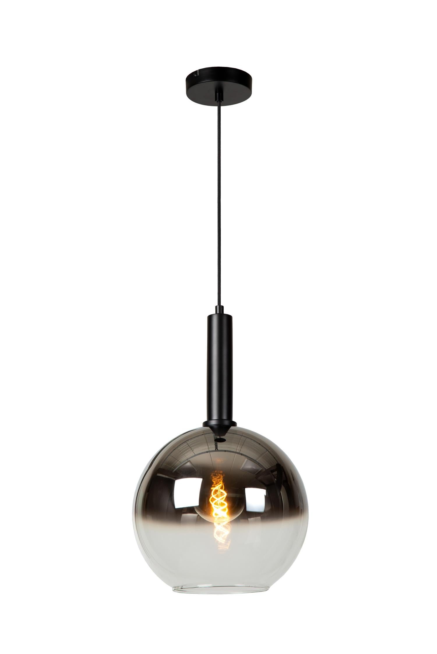MARIUS - Pendant light - Ø 30 cm - 1xE27 - Black