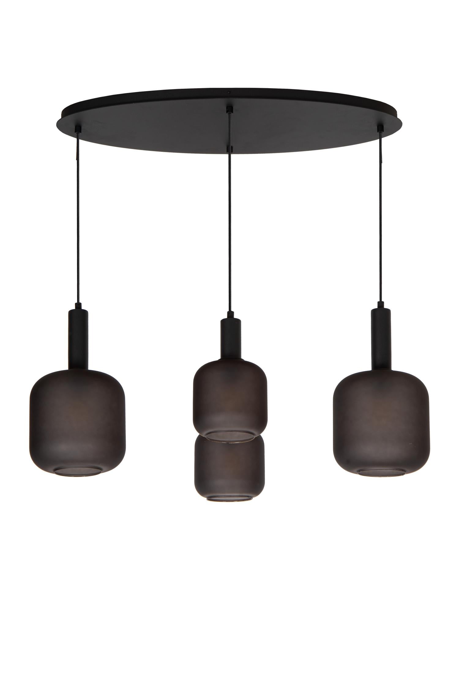 ELOISE - Hanglamp - 4xE27 - Zwart