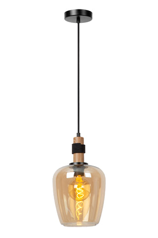 ILONA - Suspension - Ø 22 cm - 1xE27 - Ambre