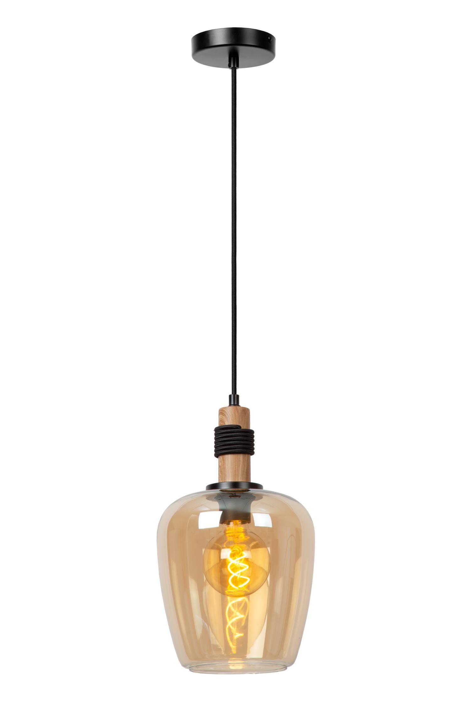 ILONA - Suspension - Ø 22 cm - 1xE27 - Ambre