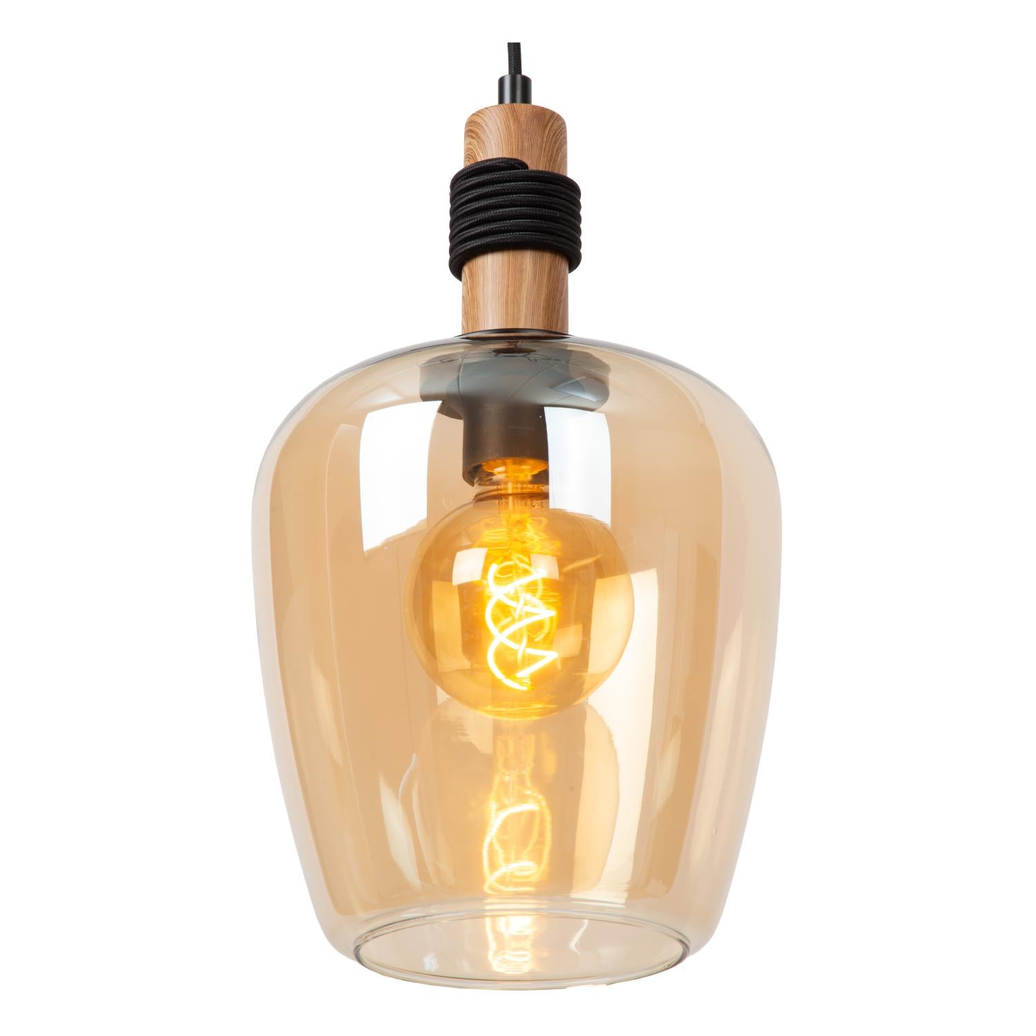 ILONA - Suspension - Ø 22 cm - 1xE27 - Ambre