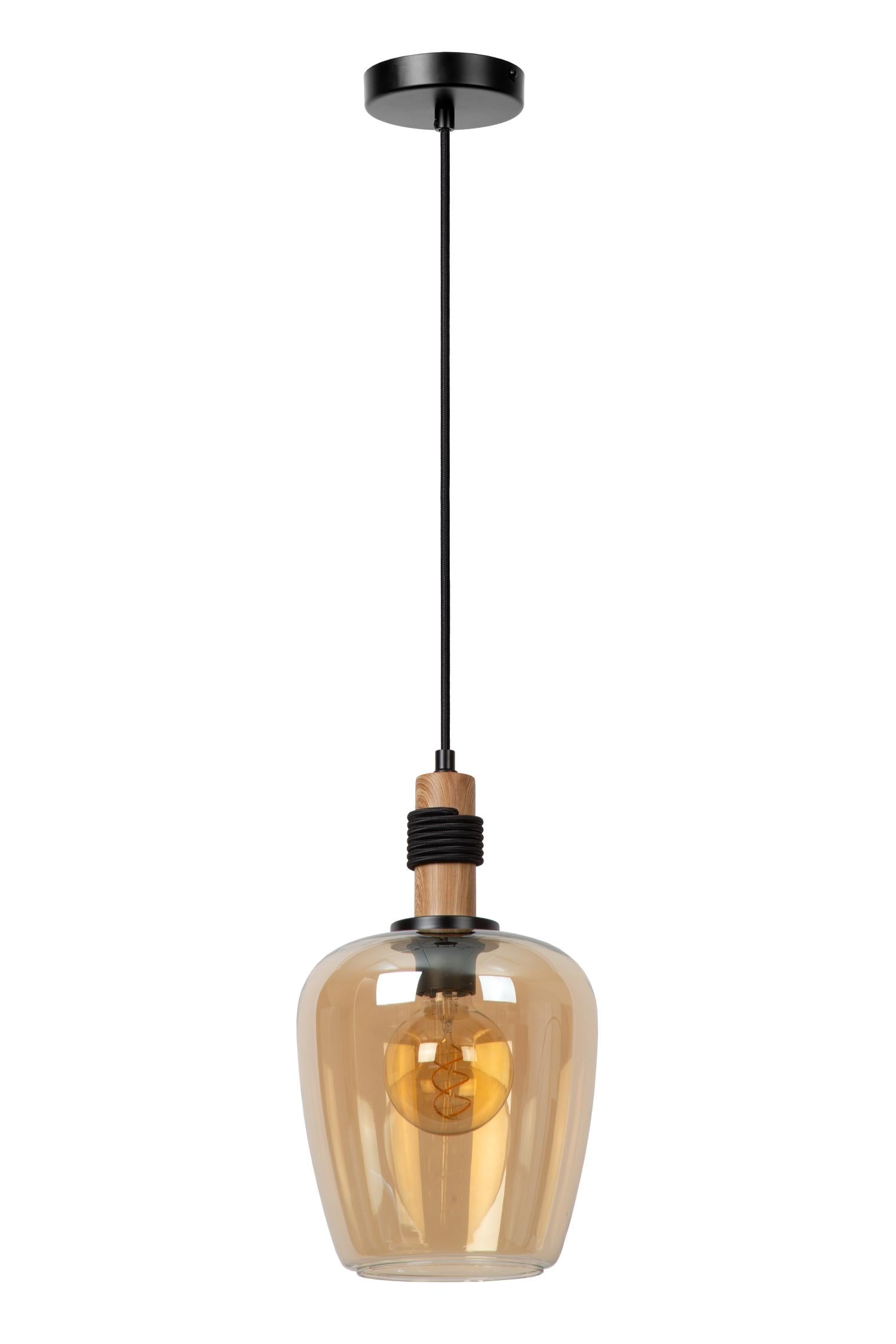 ILONA - Suspension - Ø 22 cm - 1xE27 - Ambre
