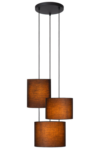 MAYA - Hanglamp - Ø 46 cm - 3xE27 - Zwart