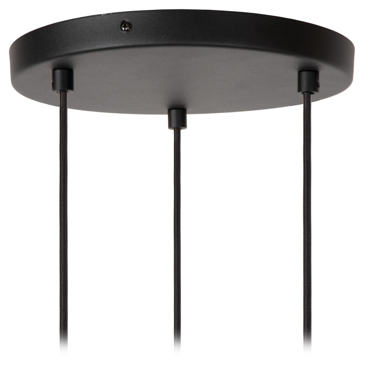MAYA - Hanglamp - Ø 46 cm - 3xE27 - Zwart