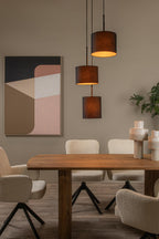 MAYA - Hanglamp - Ø 46 cm - 3xE27 - Zwart