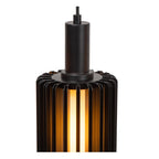 LAMBRES - Hanglamp - 5xE27 - Zwart