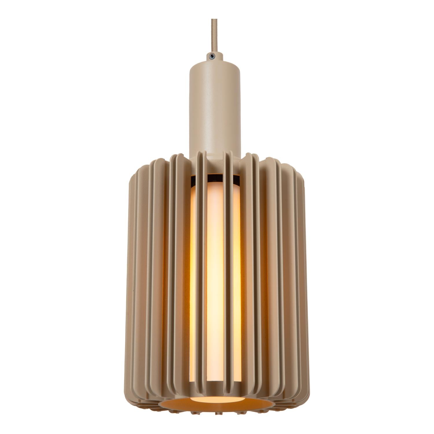 LAMBRES - Suspension - 6xE27 - Taupe