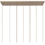 LAMBRES - Suspension - 6xE27 - Taupe
