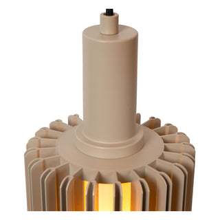 LAMBRES - Suspension - 3xE27 - Taupe