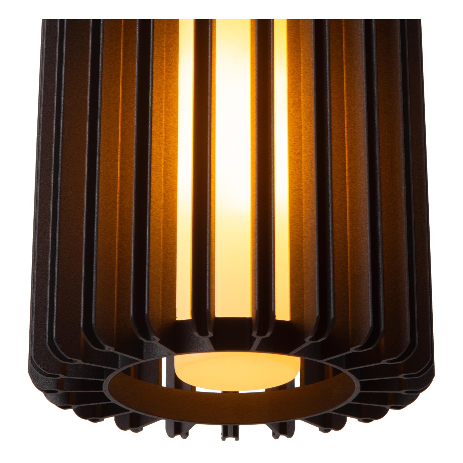 LAMBRES - Hanglamp - Ø 15 cm - 1xE27 - Zwart
