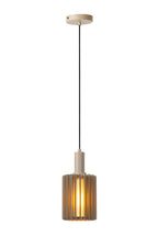 LAMBRES - Pendant light - Ø 15 cm - 1xE27 - Taupe