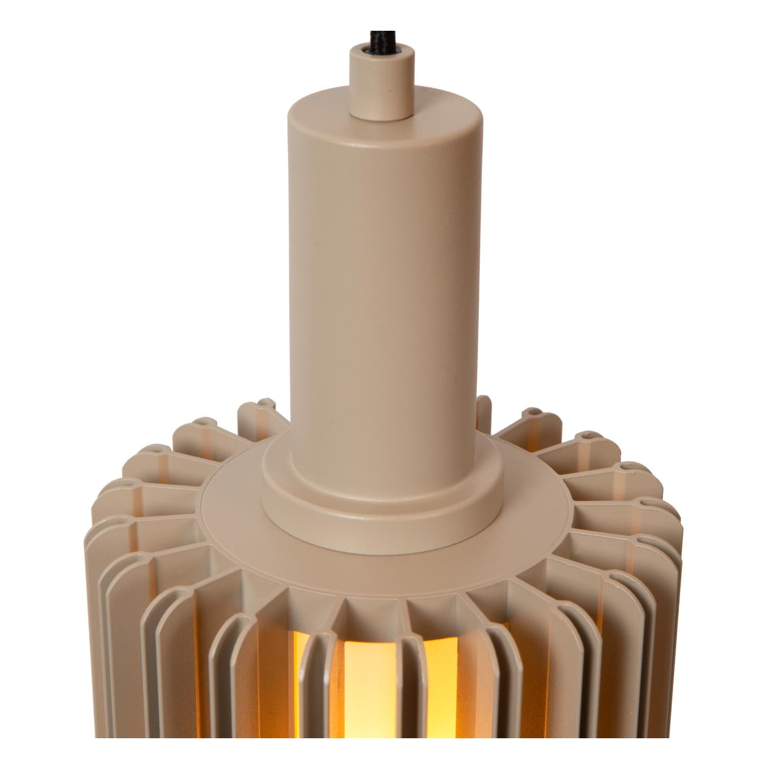 LAMBRES - Pendant light - Ø 15 cm - 1xE27 - Taupe