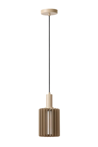 LAMBRES - Pendant light - Ø 15 cm - 1xE27 - Taupe