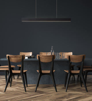 RAYA LED - Pendant light - LED Dimmable - 1x36W 2700K - Black