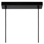 BASKETT - Hanglamp - 4xE27 - Zwart