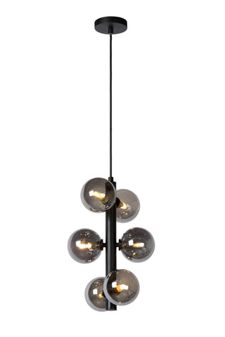 TYCHO - Suspension - Ø 25,5 cm - 6xG9 - Noir