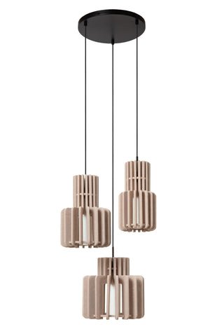 ROLLO - Suspension - 3xE27 - Taupe