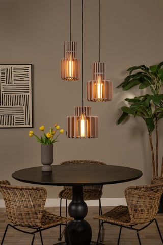 ROLLO - Suspension - 3xE27 - Taupe