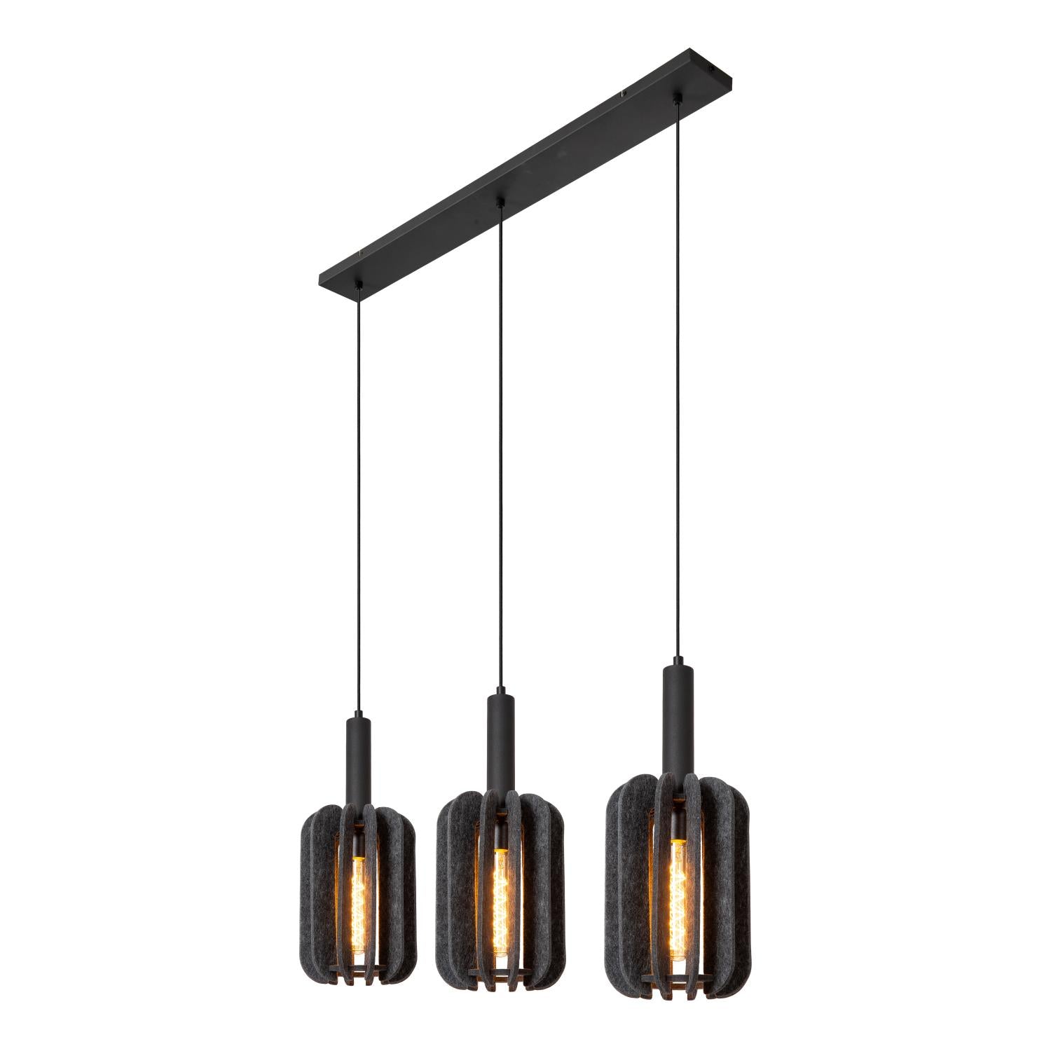 RAFAL - Pendant light - 3xE27 - Grey