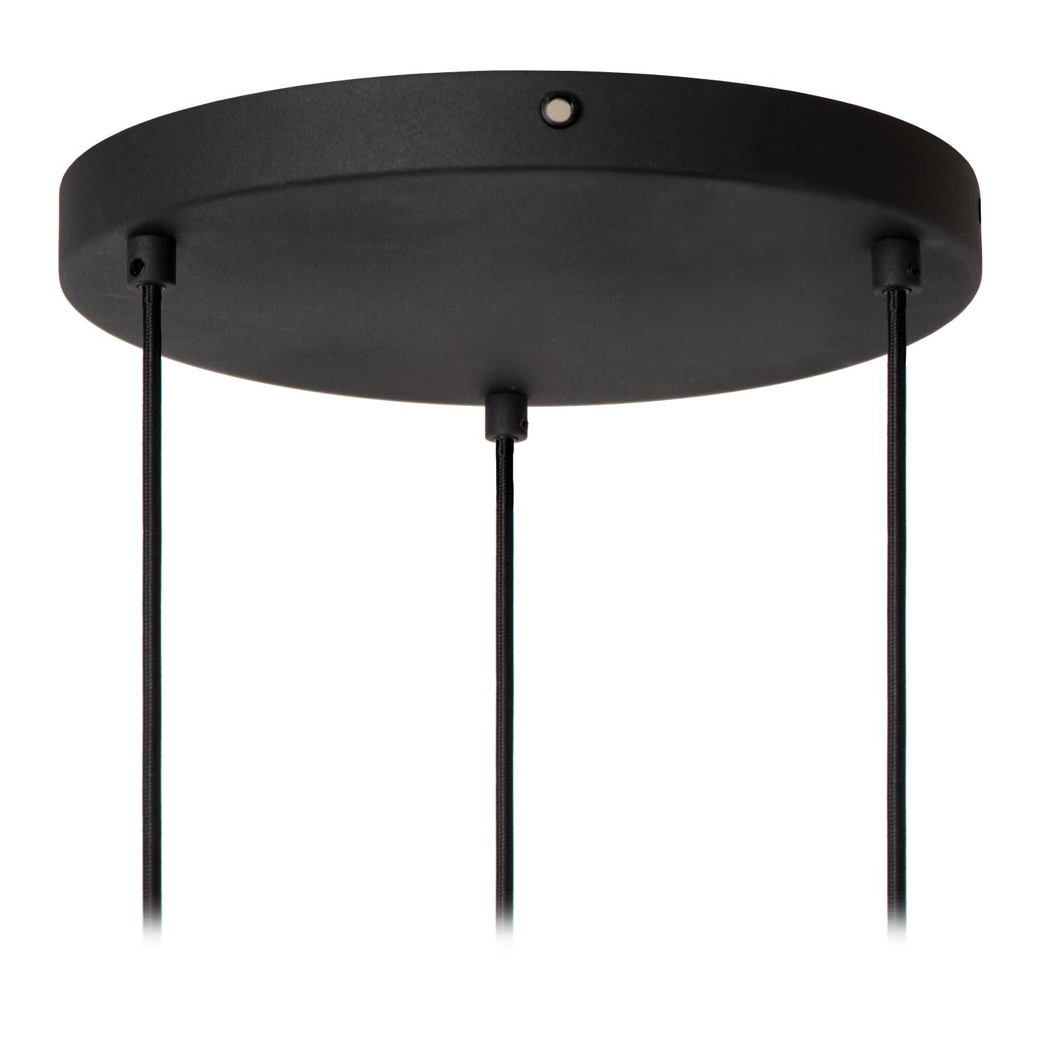 RAFAL - Suspension - Ø 50 cm - 3xE27 - Gris