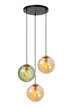 MONSARAZ - Suspension - Ø 35 cm - 3xE27 - Vert