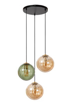 MONSARAZ - Suspension - Ø 35 cm - 3xE27 - Vert
