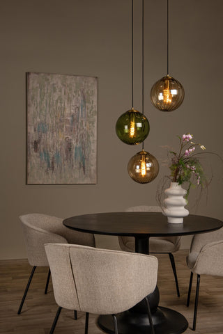 MONSARAZ - Suspension - Ø 35 cm - 3xE27 - Vert