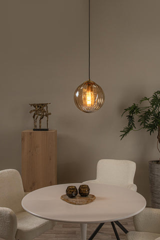 MONSARAZ - Hanglamp - Ø 25 cm - 1xE27 - Amber
