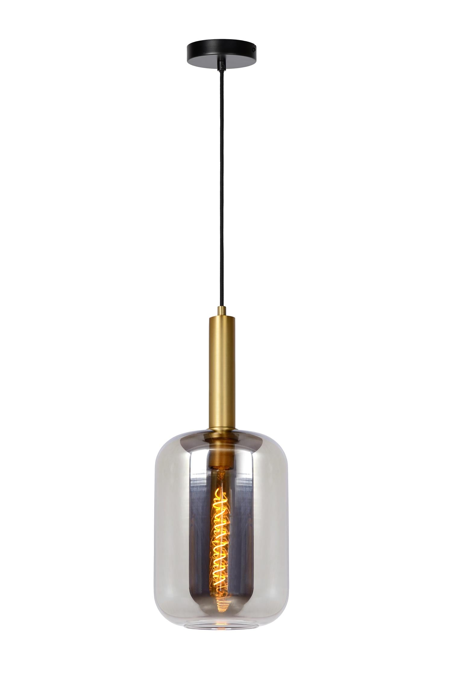 JOANET - Hanglamp - Ø 22 cm - 1xE27 - Fumé