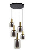 JOANET - Hanglamp - Ø 66 cm - 5xE27 - Fumé