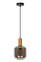 JOANET - Hanglamp - Ø 16 cm - 1xE27 - Fumé
