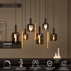JOANET - Suspension - 6xE27 - Laiton