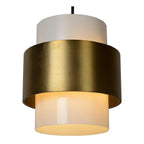 FIRMIN - Hanglamp - Ø 20 cm - 1xE27 - Mat Goud / Messing