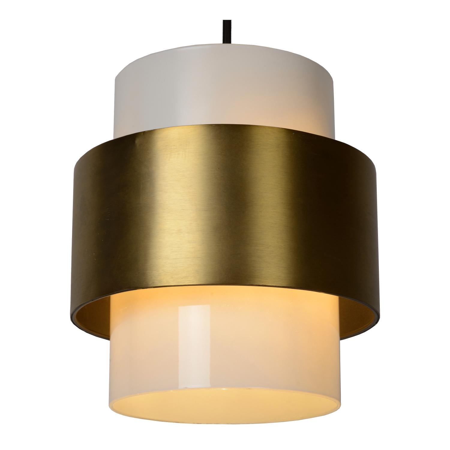 FIRMIN - Hanglamp - Ø 20 cm - 1xE27 - Mat Goud / Messing