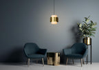 FIRMIN - Hanglamp - Ø 30 cm - 1xE27 - Mat Goud / Messing