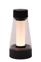LORALI - Rechargeable table lamp Indoor/Outdoor - Battery - Ø 7.7 cm - LED Dimmable - 1x1.2W 2600K/3000K - IP44 - Black