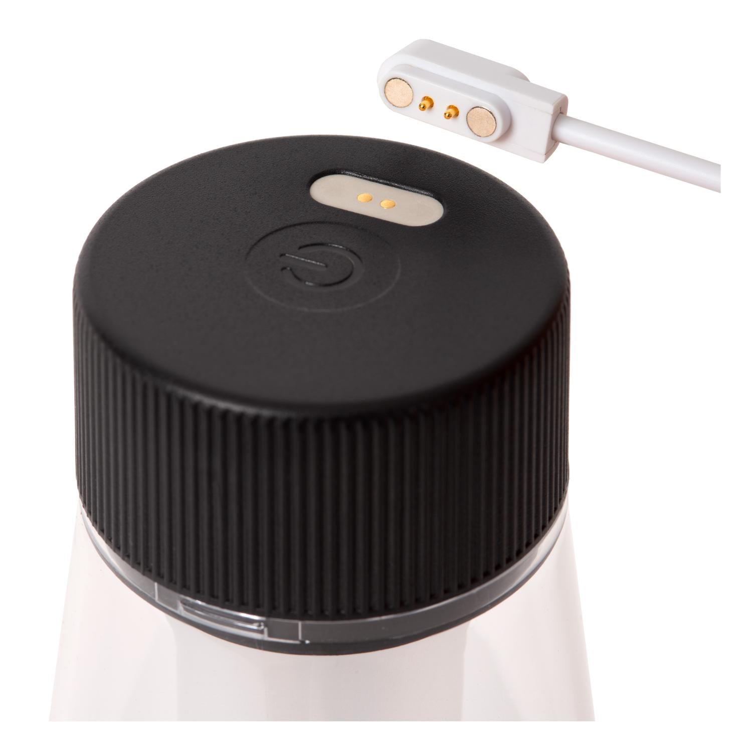 LORALI - Oplaadbare Tafellamp Binnen/Buiten - Accu/Batterij - Ø 7,7 cm - LED Dimb. - 1x1,2W 2600K/3000K - IP44 - Zwart