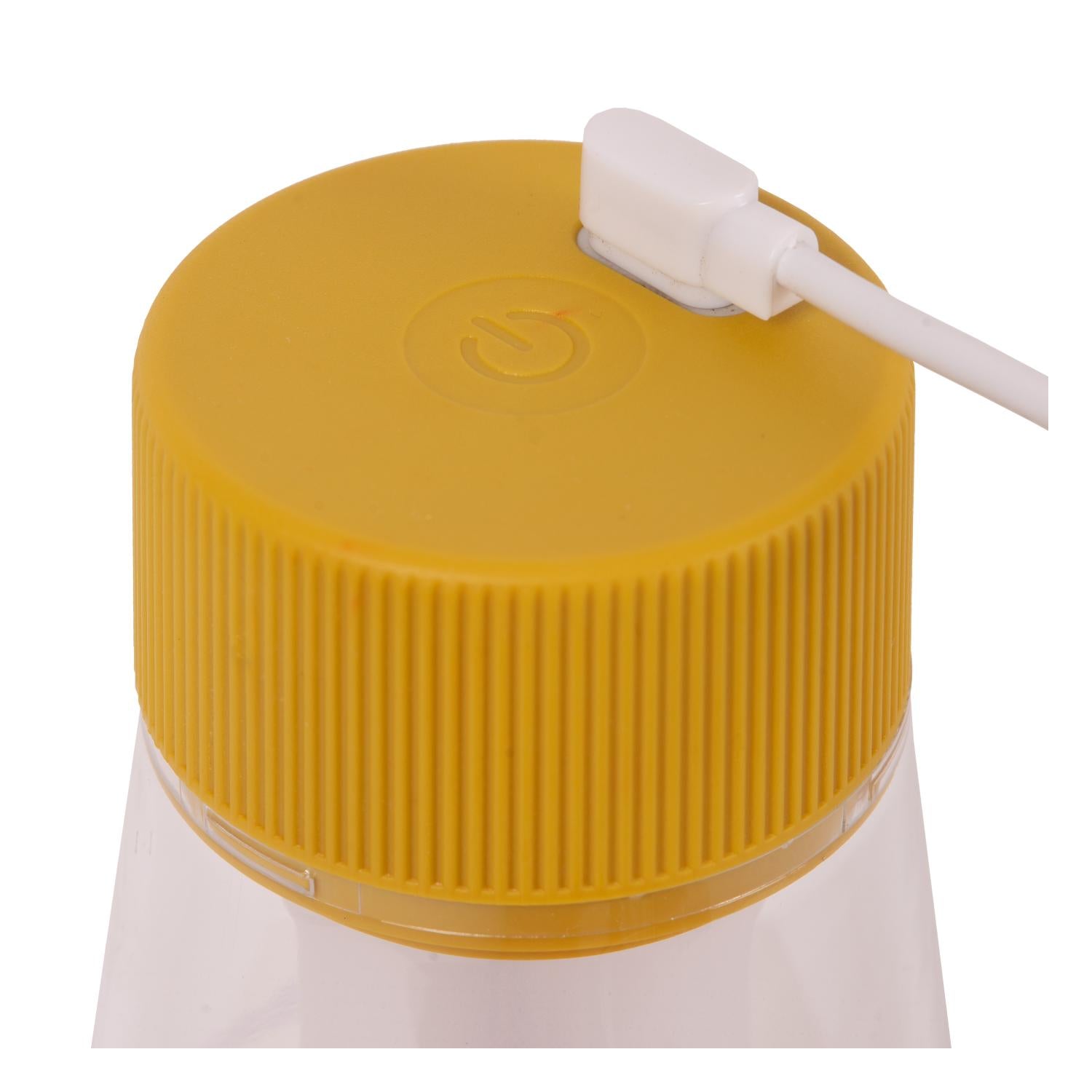 LORALI - Oplaadbare Tafellamp Binnen/Buiten - Accu/Batterij - Ø 7,7 cm - LED Dimb. - 1x1,2W 2600K/3000K - IP44 - Okergeel
