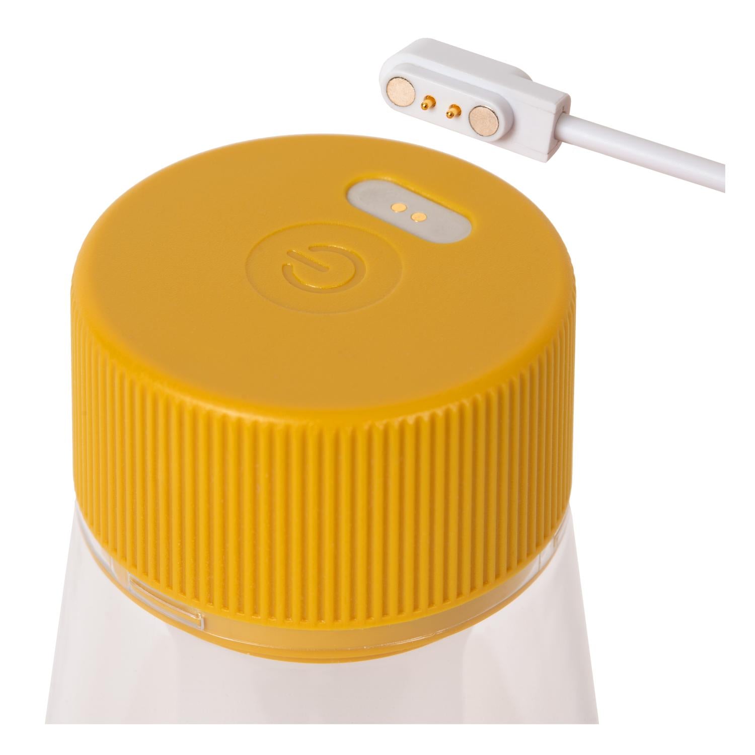 LORALI - Rechargeable table lamp Indoor/Outdoor - Battery - Ø 7.7 cm - LED Dimmable - 1x1.2W 2600K/3000K - IP44 - Ochre yellow