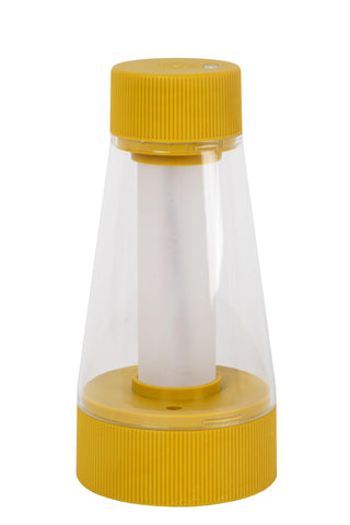 LORALI - Rechargeable table lamp Indoor/Outdoor - Battery - Ø 7.7 cm - LED Dimmable - 1x1.2W 2600K/3000K - IP44 - Ochre yellow