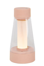 LORALI - Rechargeable table lamp Indoor/Outdoor - Battery - Ø 7.7 cm - LED Dimmable - 1x1.2W 2600K/3000K - IP44 - Pink