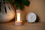 LORALI - Rechargeable table lamp Indoor/Outdoor - Battery - Ø 7.7 cm - LED Dimmable - 1x1.2W 2600K/3000K - IP44 - Pink
