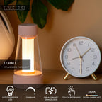 LORALI - Rechargeable table lamp Indoor/Outdoor - Battery - Ø 7.7 cm - LED Dimmable - 1x1.2W 2600K/3000K - IP44 - Pink